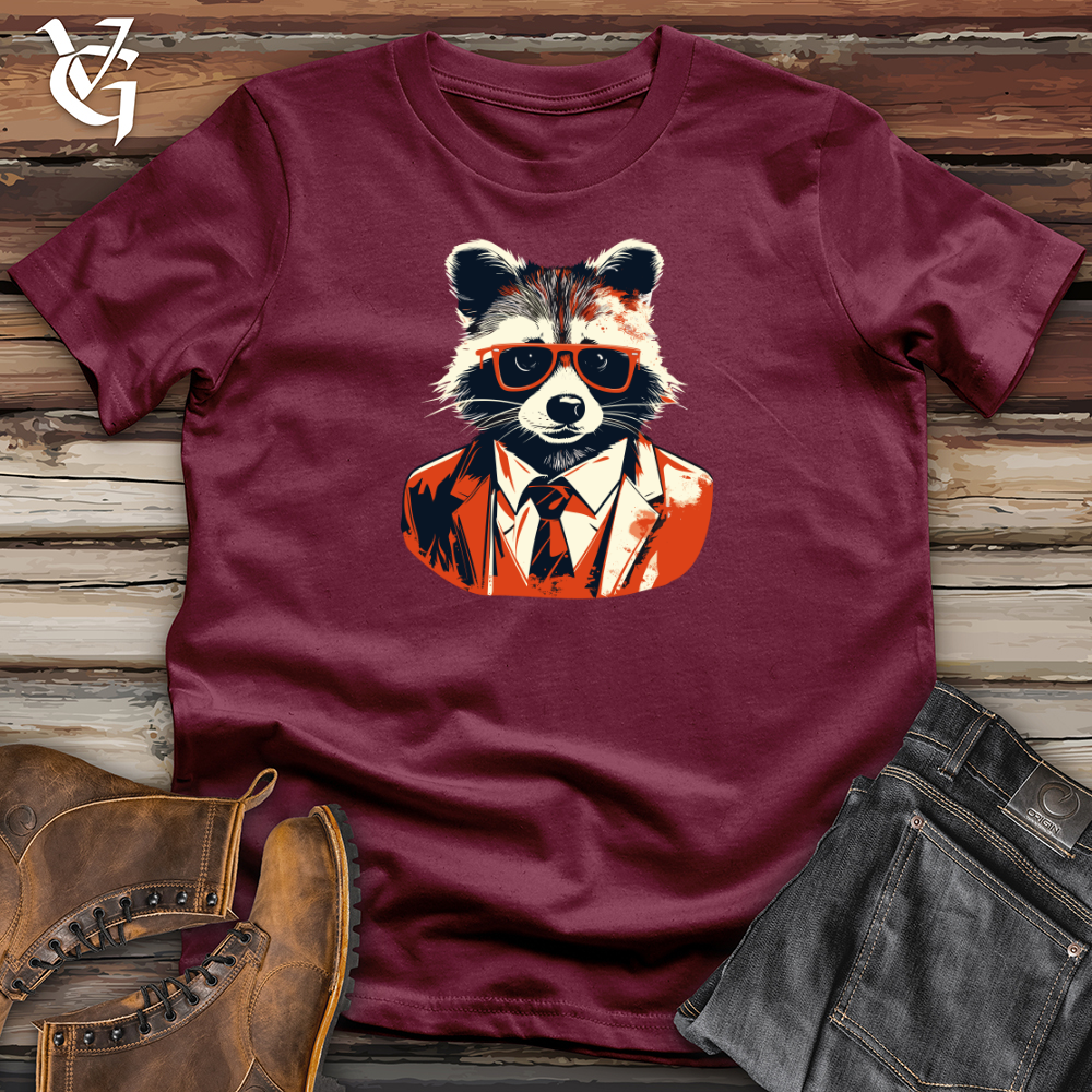 Vintage Dapper Raccoon Softstyle Tee