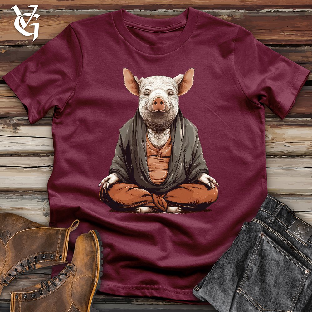 Meditating Pig Softstyle Tee