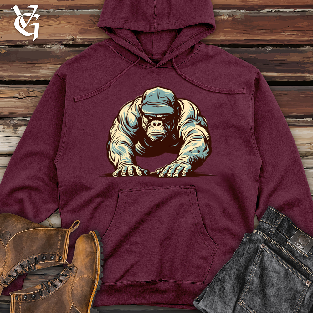 Vintage Push Up Gorilla Midweight Hooded Sweatshirt