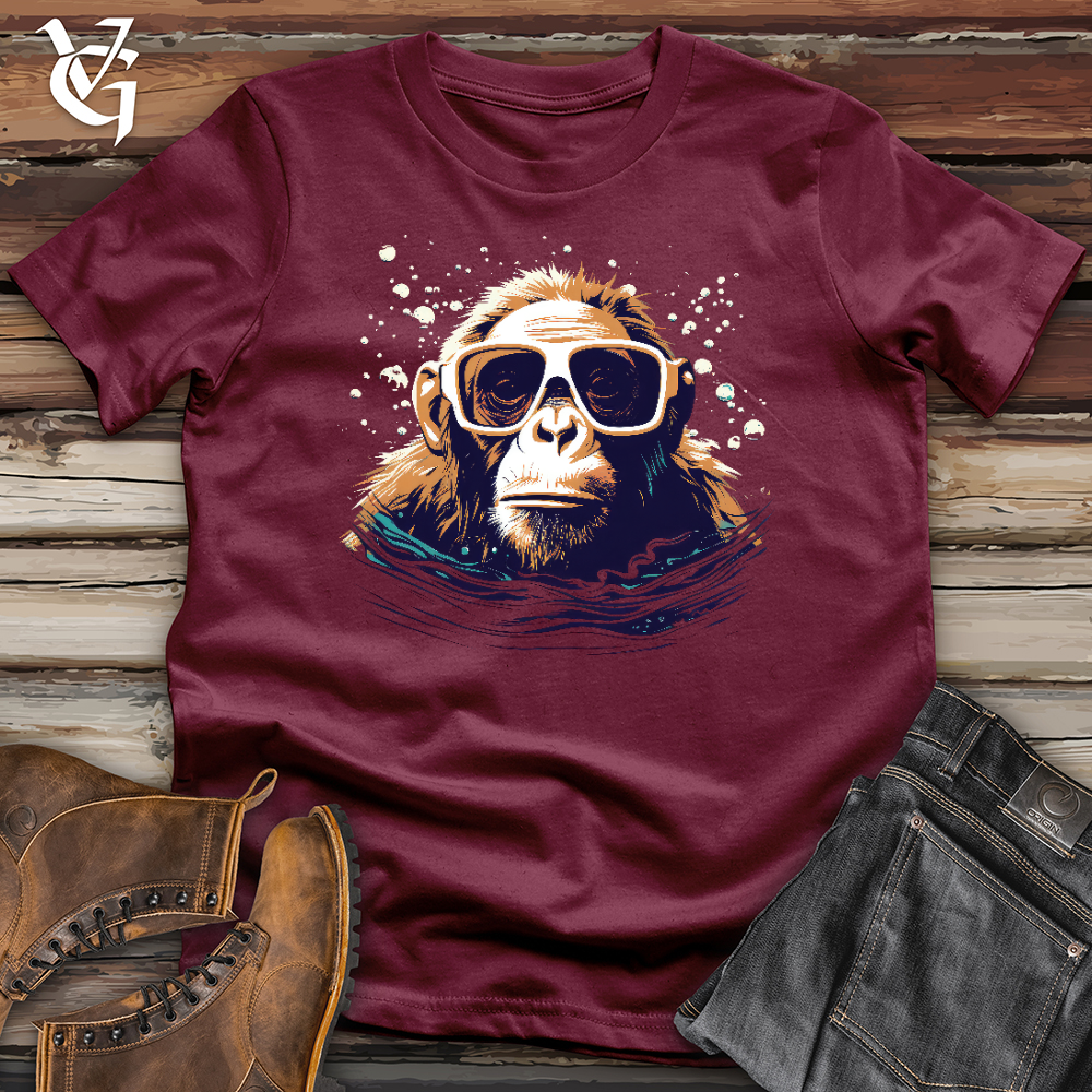 Swimming Monkey Softstyle Tee