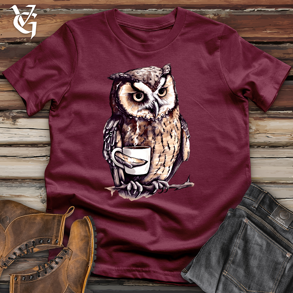 Caffeinated Owl Softstyle Tee