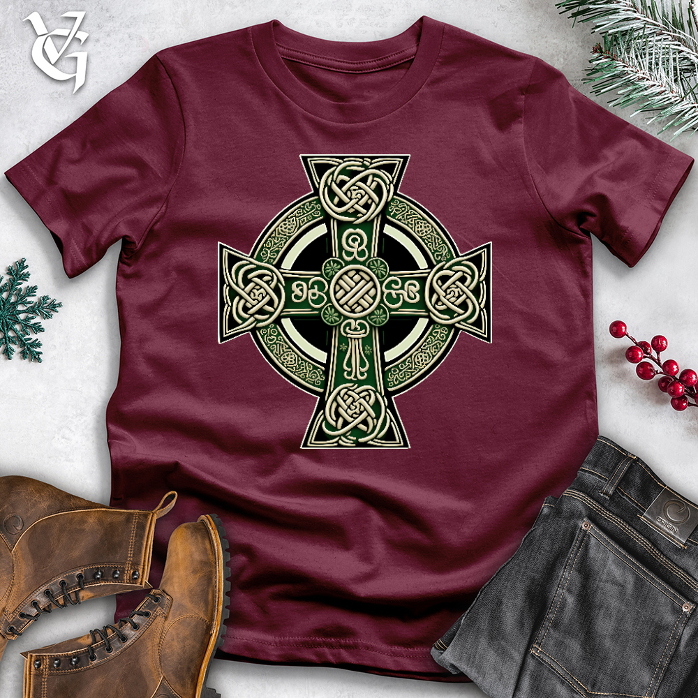 Knotted Celtic Crosses Cotton Tee