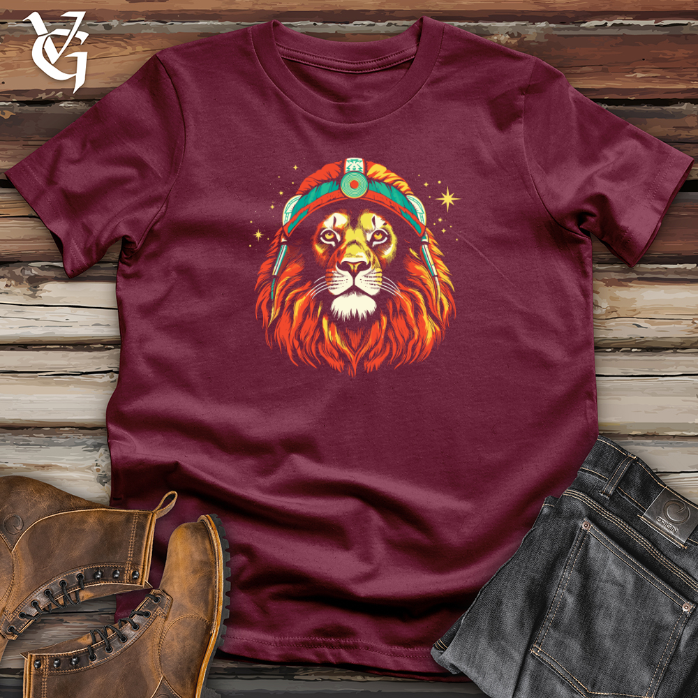 Vintage Cosmic Beanie Lion Softstyle Tee