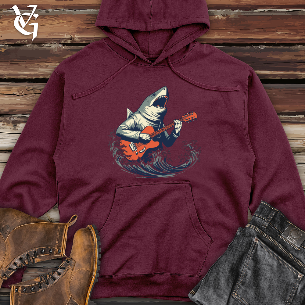 Shark Deep Dive Guitar Groove Midweight Hooded Sweatshirt