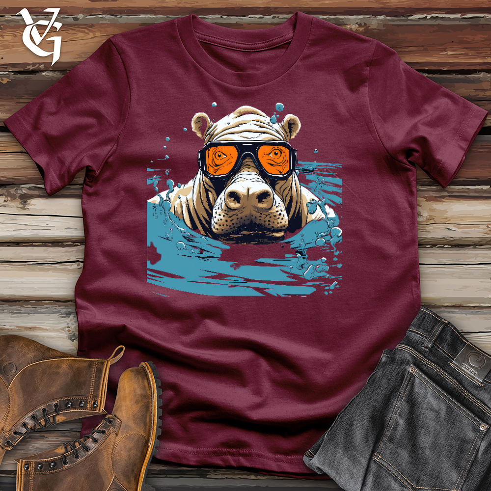 Chillin Hippo Cotton Tee