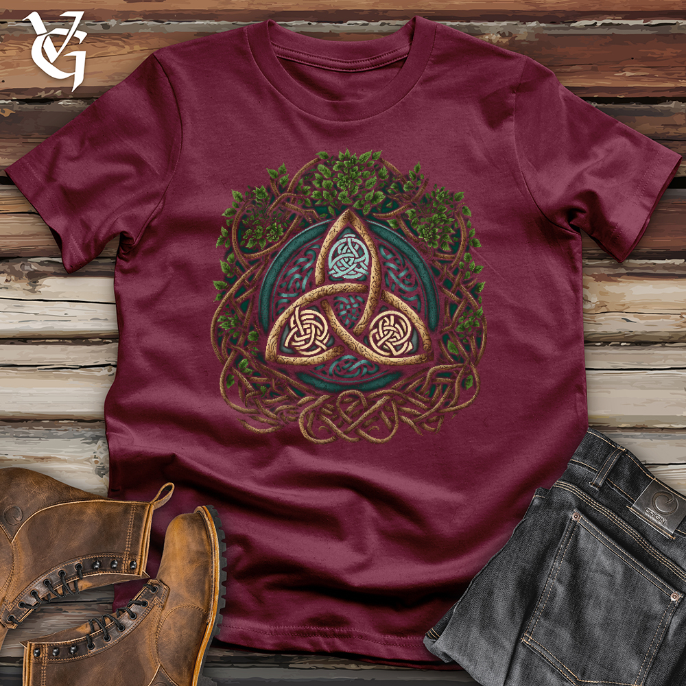 Celtic Leafy Trinity Softstyle Tee