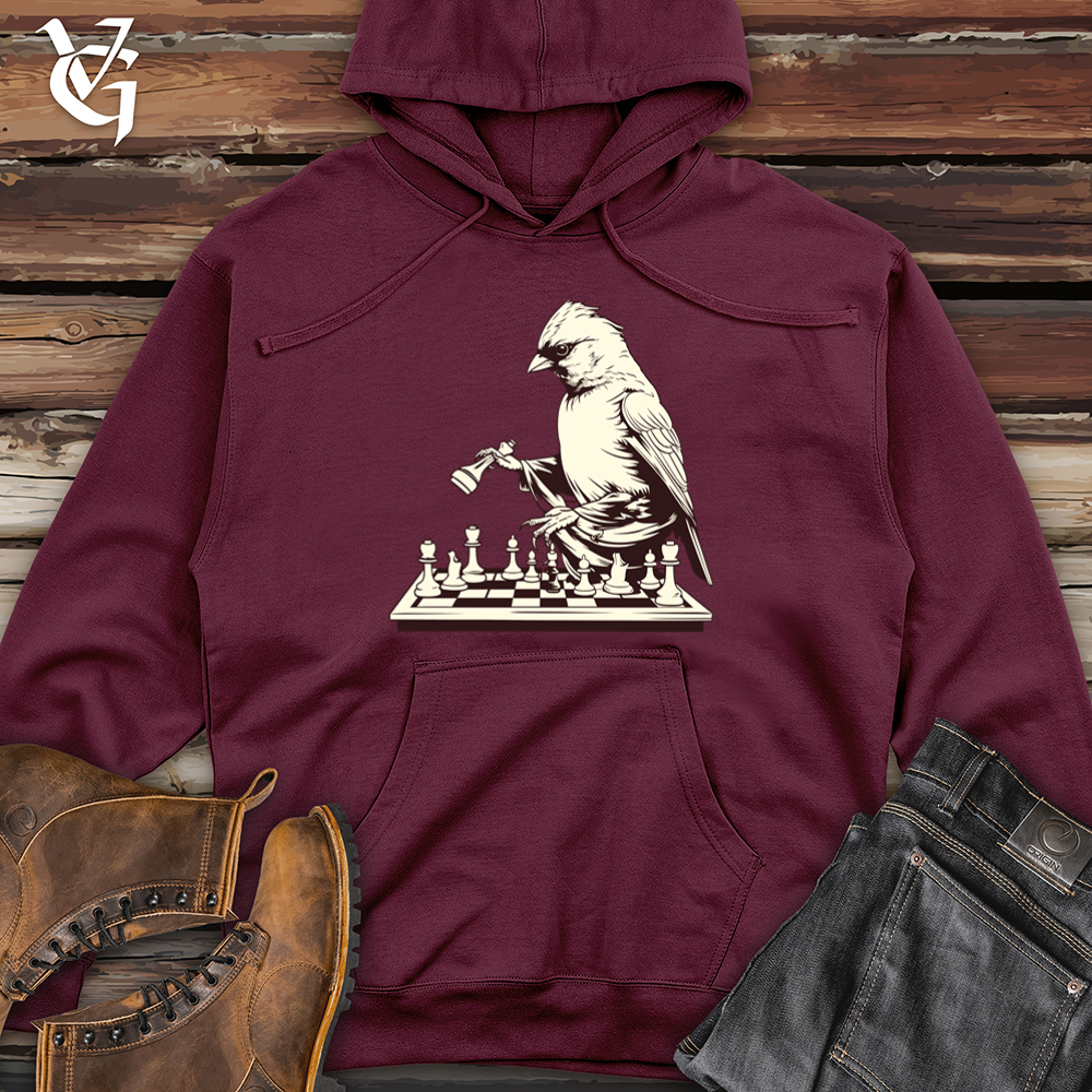 Finch Feathered Chess Midweight Hooded Sweatshirt