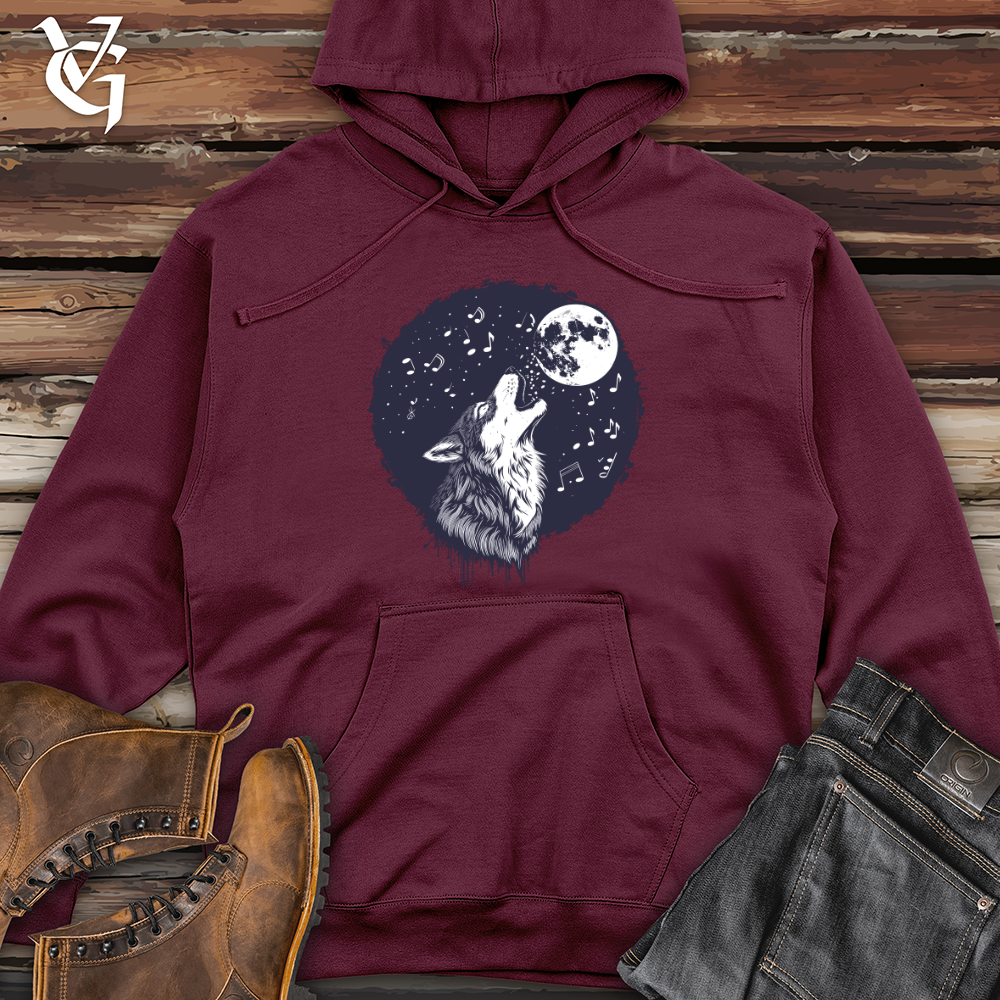 Lunar Wolf Ballad Midweight Hooded Sweatshirt