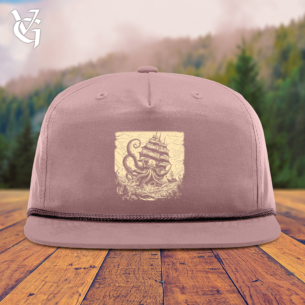 Kraken At Sea Snapback Cap