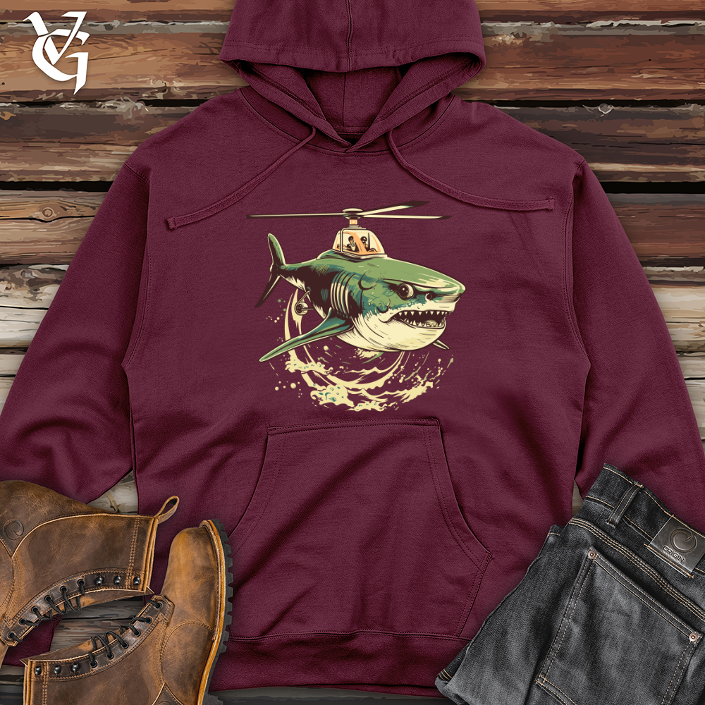 Vintage Chopper Shark Midweight Hooded Sweatshirt