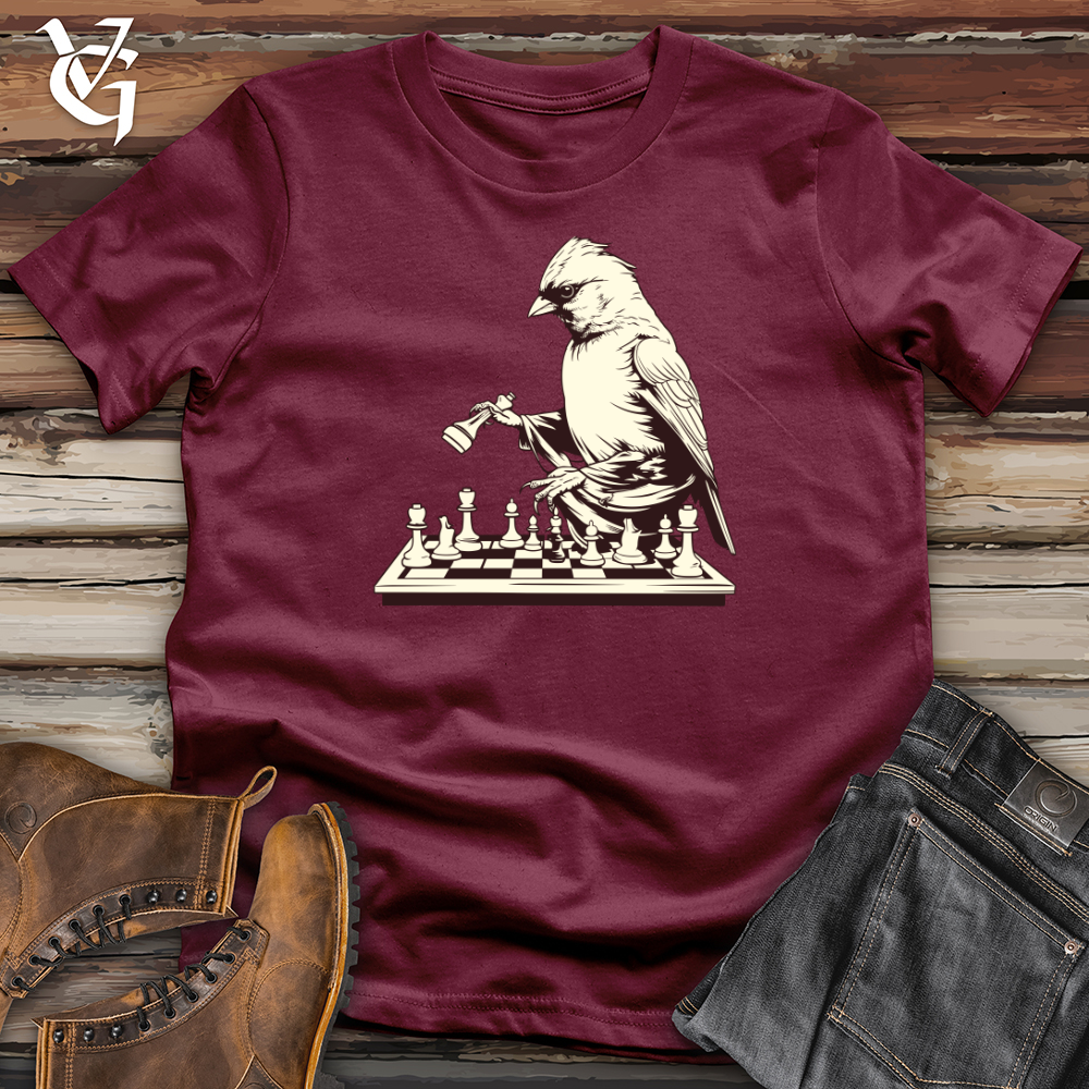 Finch Feathered Chess Softstyle Tee