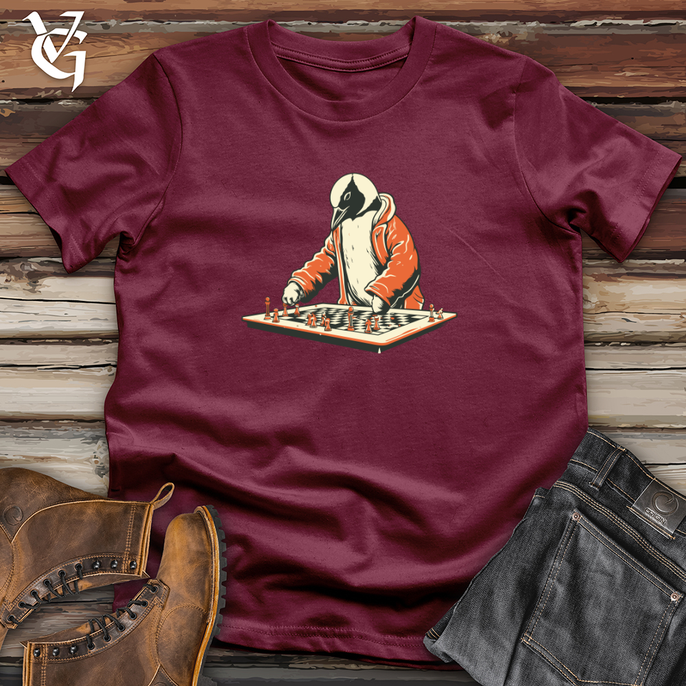 Vintage Game Night Penguin Softstyle Tee