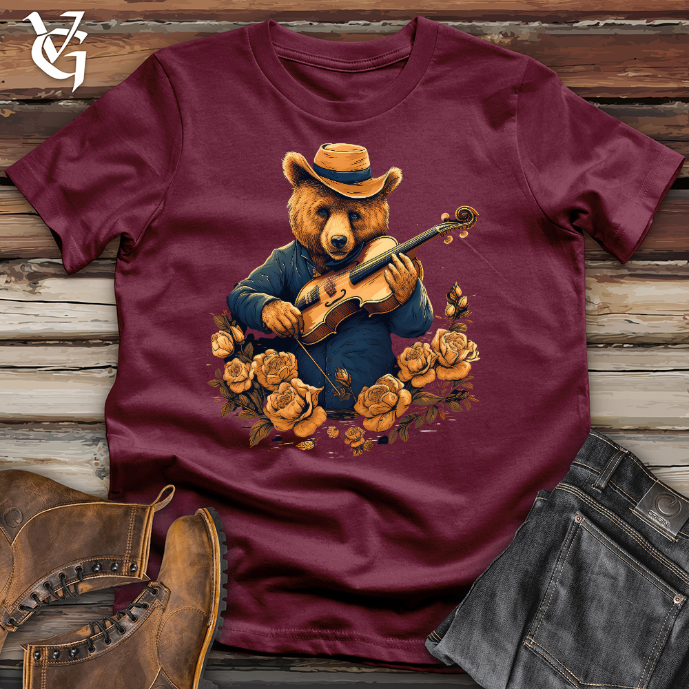 Professional Bear Violinist Cotton Tee
