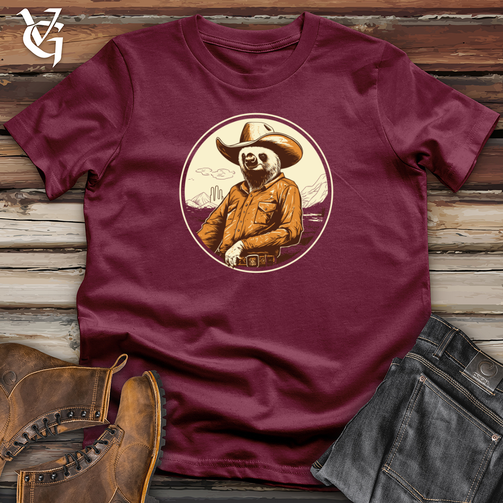 Sloth Slow motion Western Hat Swag Softstyle Tee