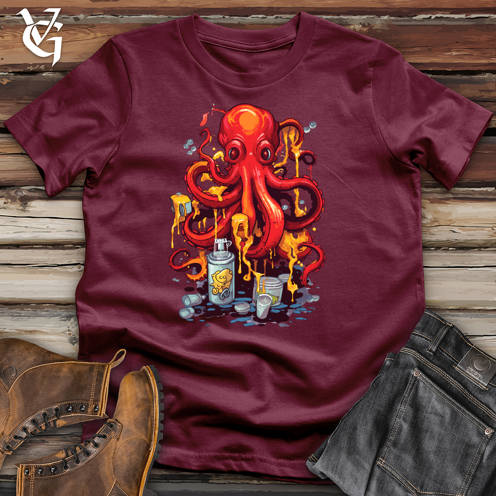Octopus Graffiti Cotton Tee