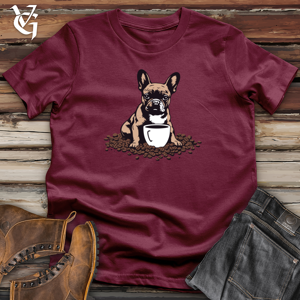 Vintage Coffee Bean Frenchie Softstyle Tee