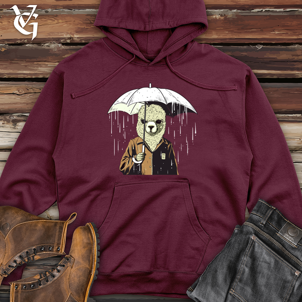 Alpaca Rainy Day Mountain Shelter Midweight Hooded Sweatshirt