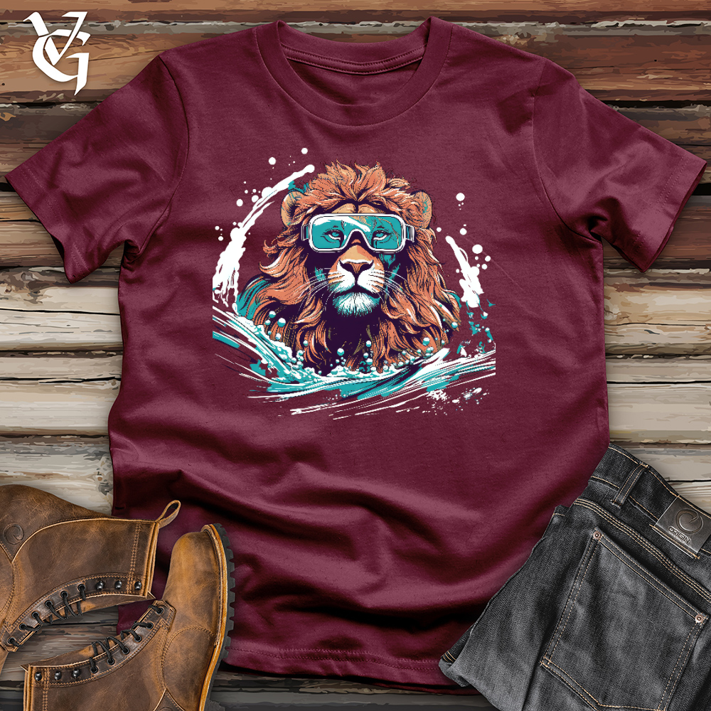 Swimming Lion Cotton Tee
