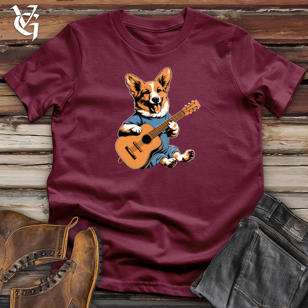 Vintage Guitar Strummer Corgi Softstyle Tee