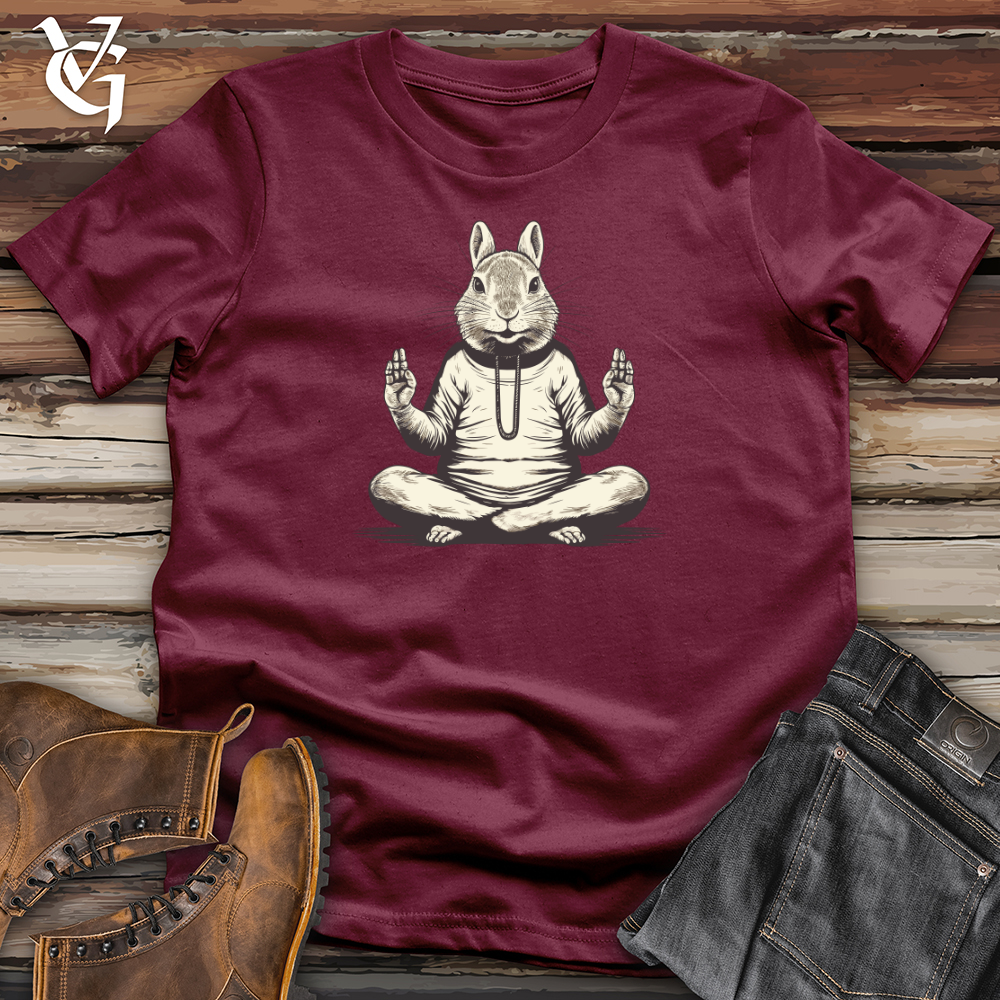 Bunny Meditation Calm Softstyle Tee