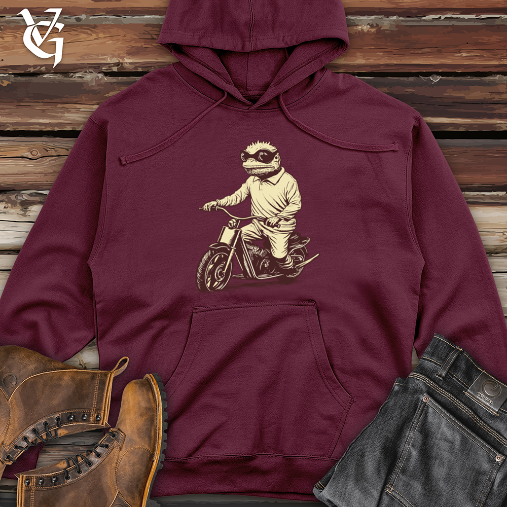 Scootering Lizard Adventure Midweight Hooded Sweatshirt