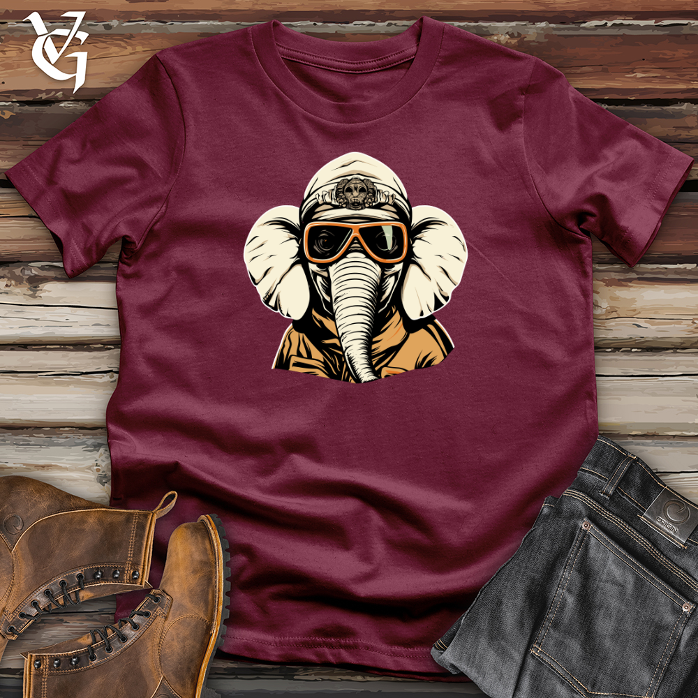 Vintage Ski Masked Elephant Softstyle Tee