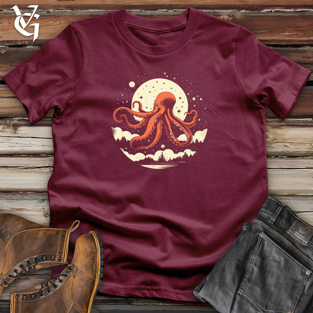 Vintage Cosmic Flight Octopus Softstyle Tee