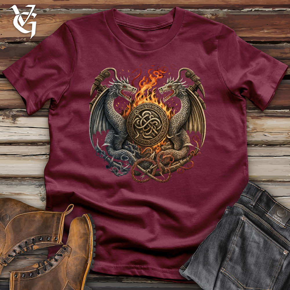 Flaming Dragons Softstyle Tee