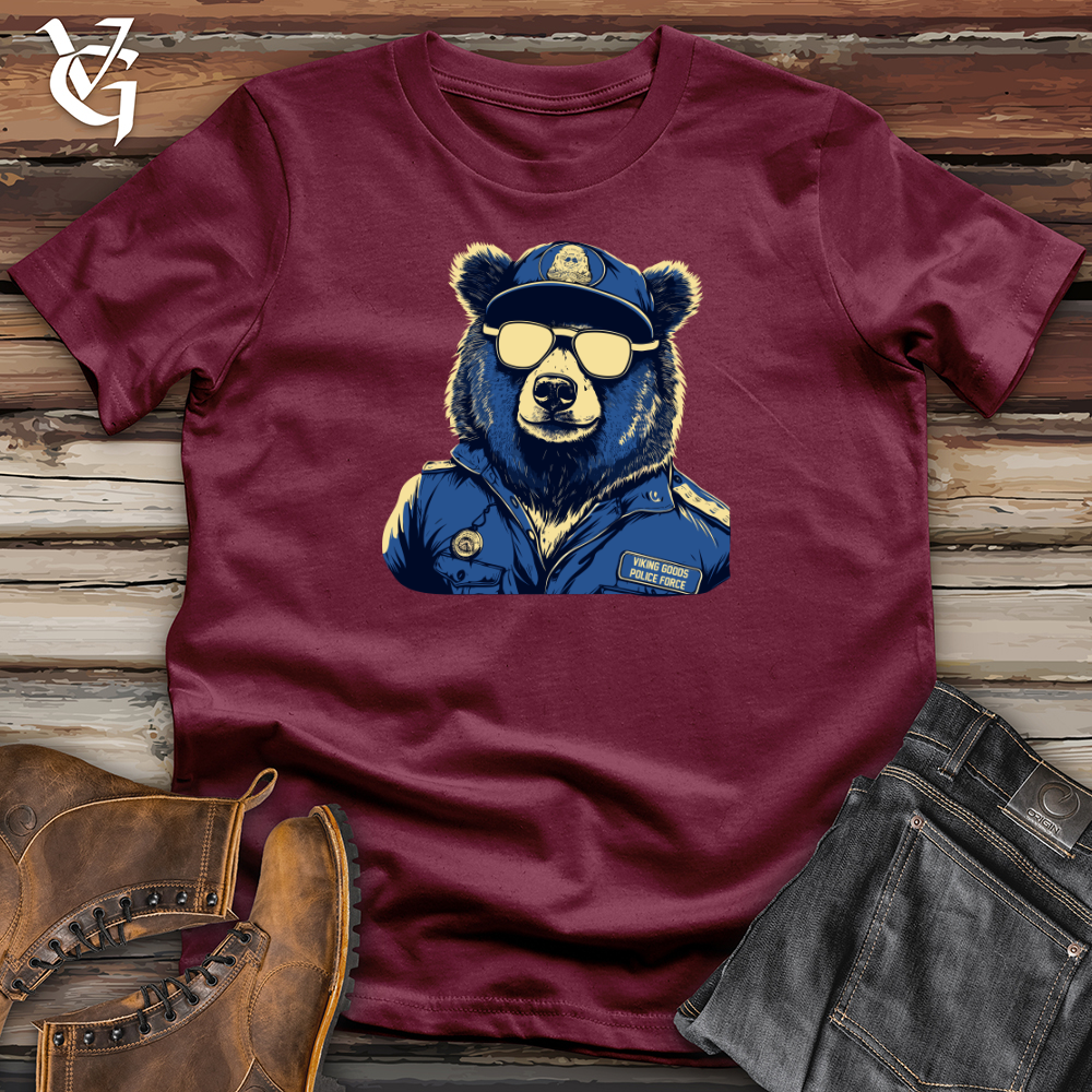 Officer Bear on Duty 01 Softstyle Tee