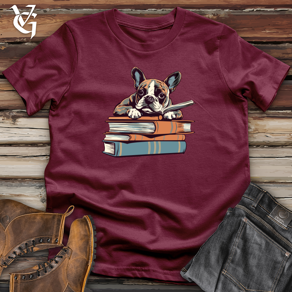 Vintage Pillow Book Frenchie Softstyle Tee