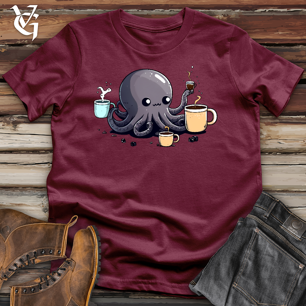 Octopus Coffee Addict Softstyle Tee