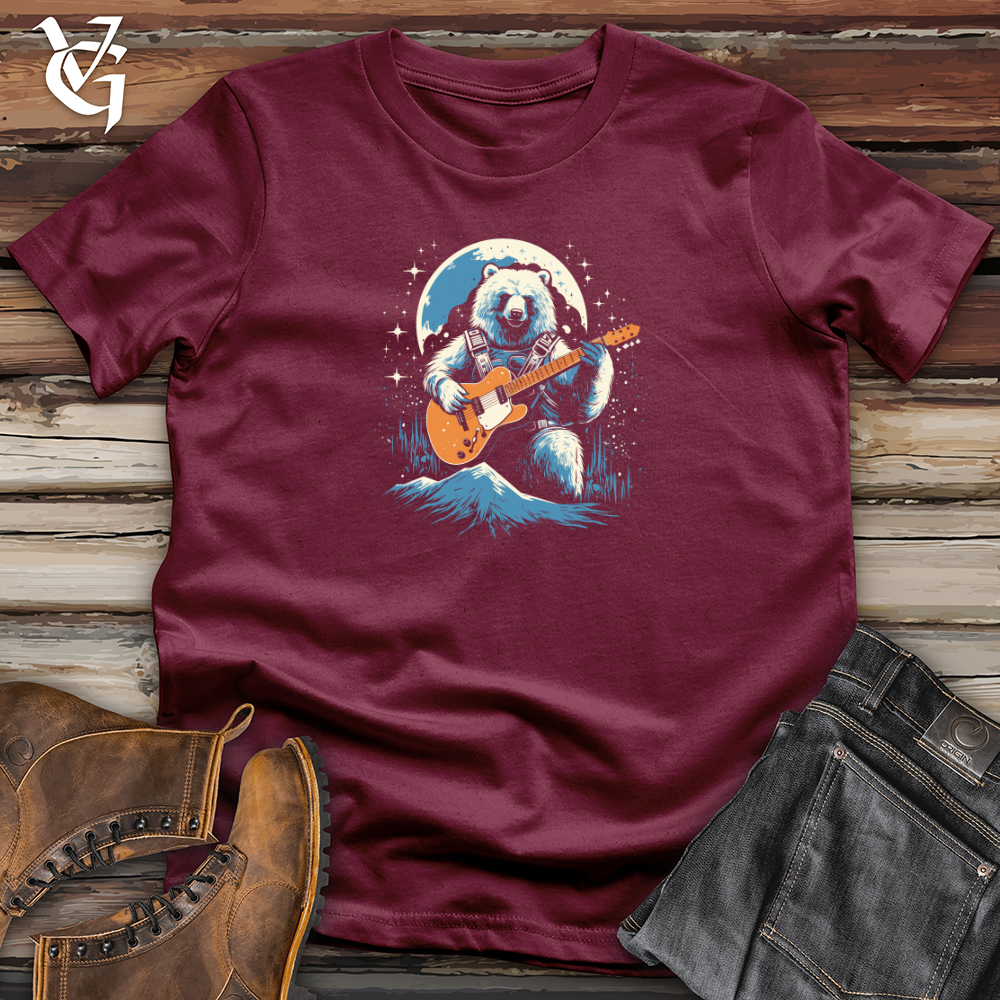 Retro Cosmic Guitar Bear Softstyle Tee