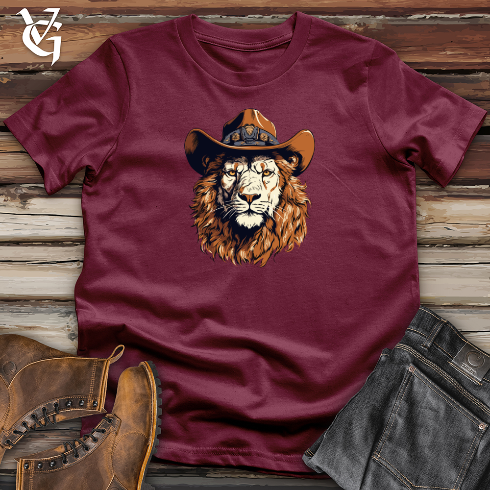 Retro Cowboy Lion 01 Softstyle Tee