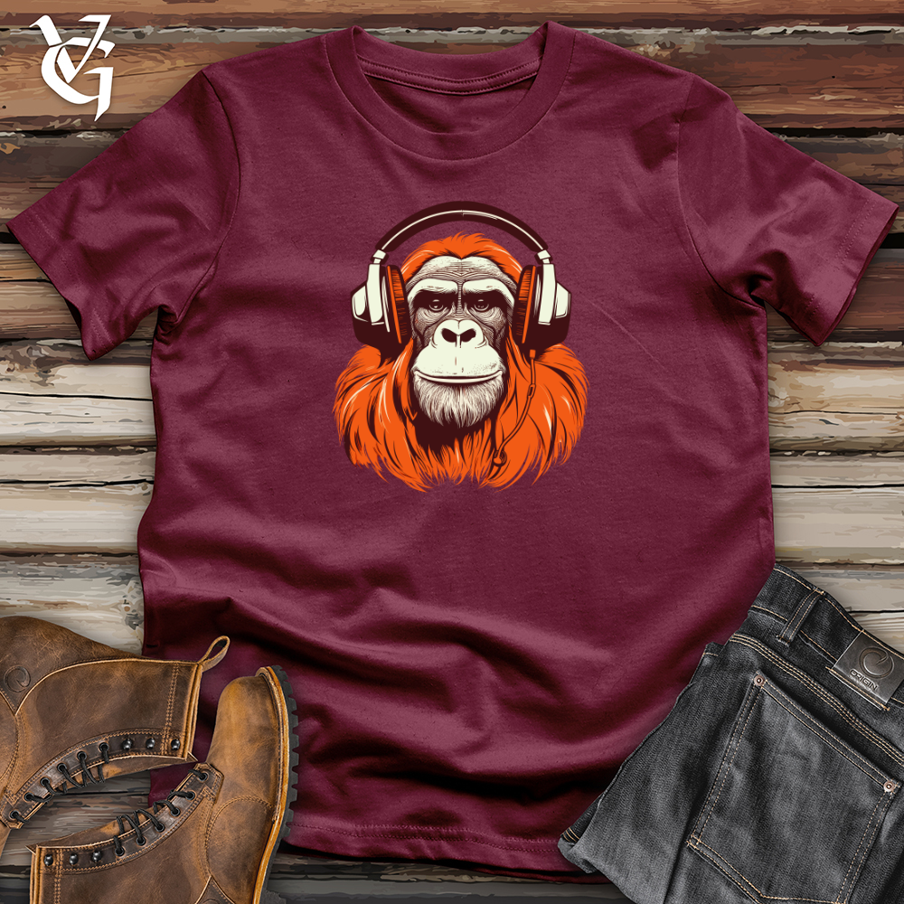 Orangutan Headphone Rainforest Rhythm Softstyle Tee
