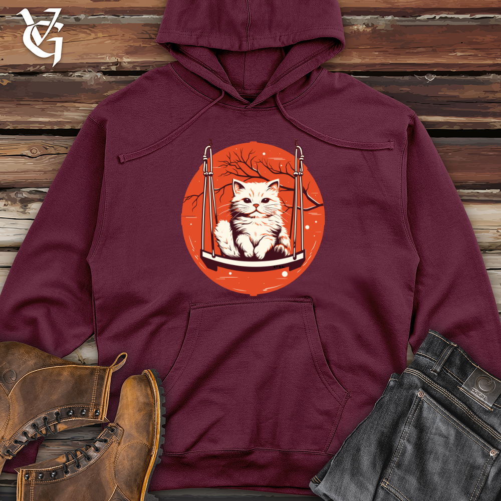 Feline Swingtime Midweight Hooded Sweatshirt