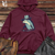 Dolphin Cowboy Ripples Midweight Hooded Sweatshirt