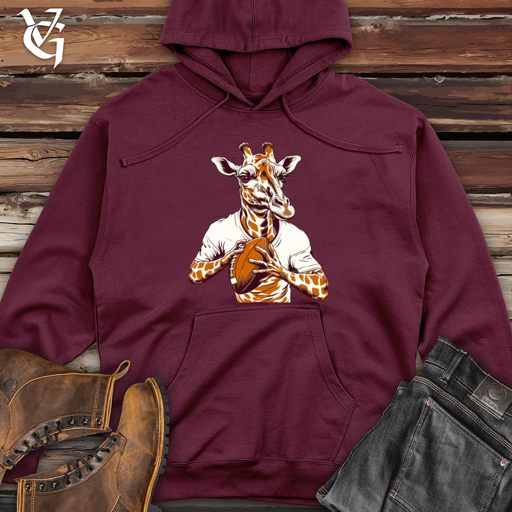 Gridiron Giraffe Midweight Hooded Sweatshirt