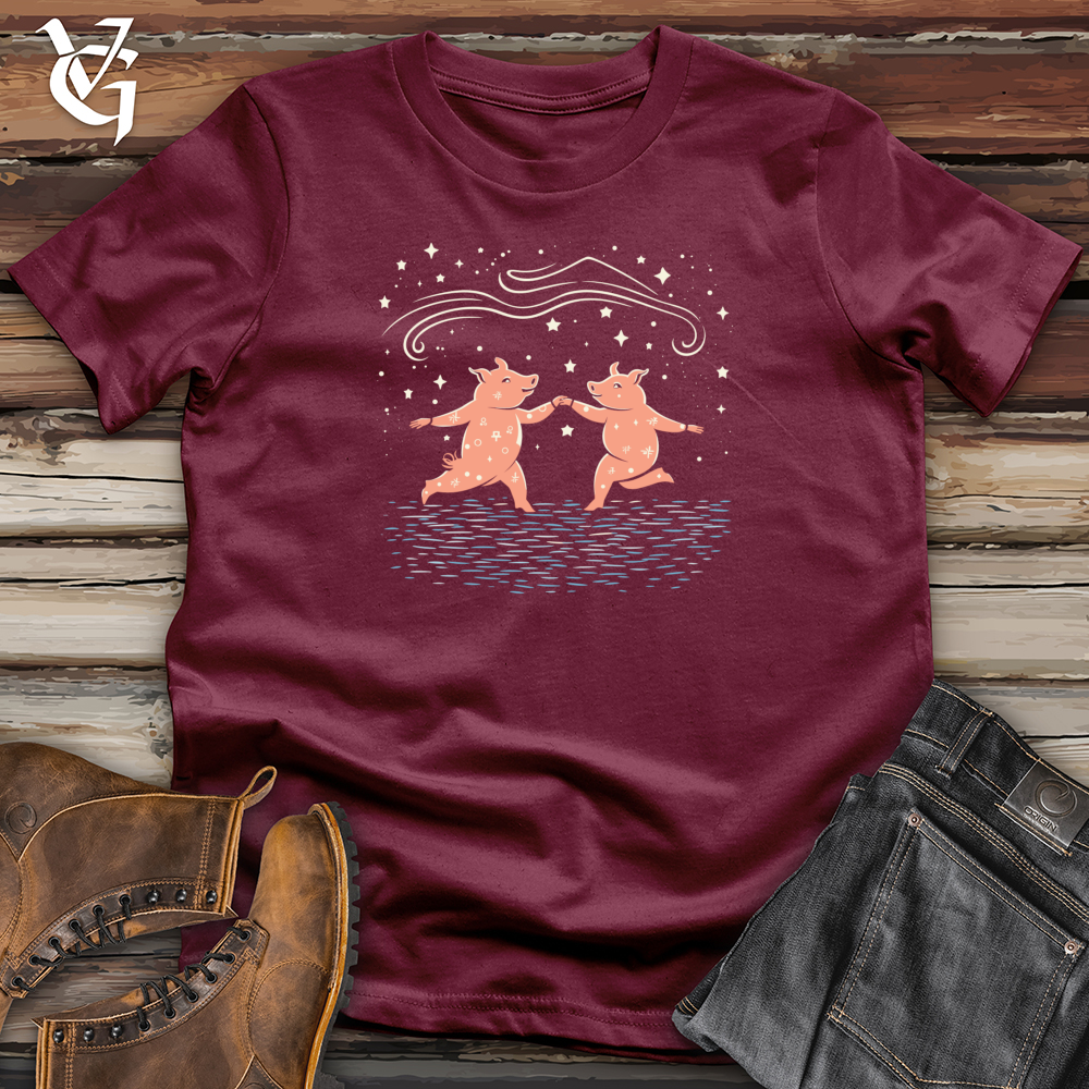 Pigs Cosmic Waltz Softstyle Tee