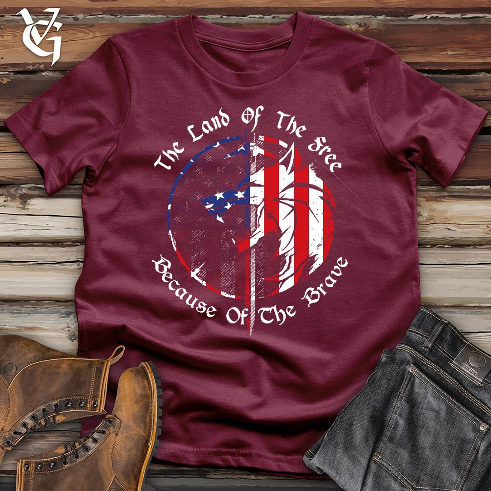 Because of the Brave Wolf Softstyle Tee