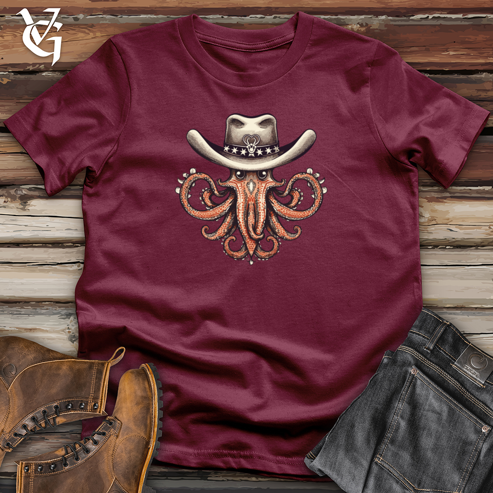 Vintage Western Octopus Softstyle Tee