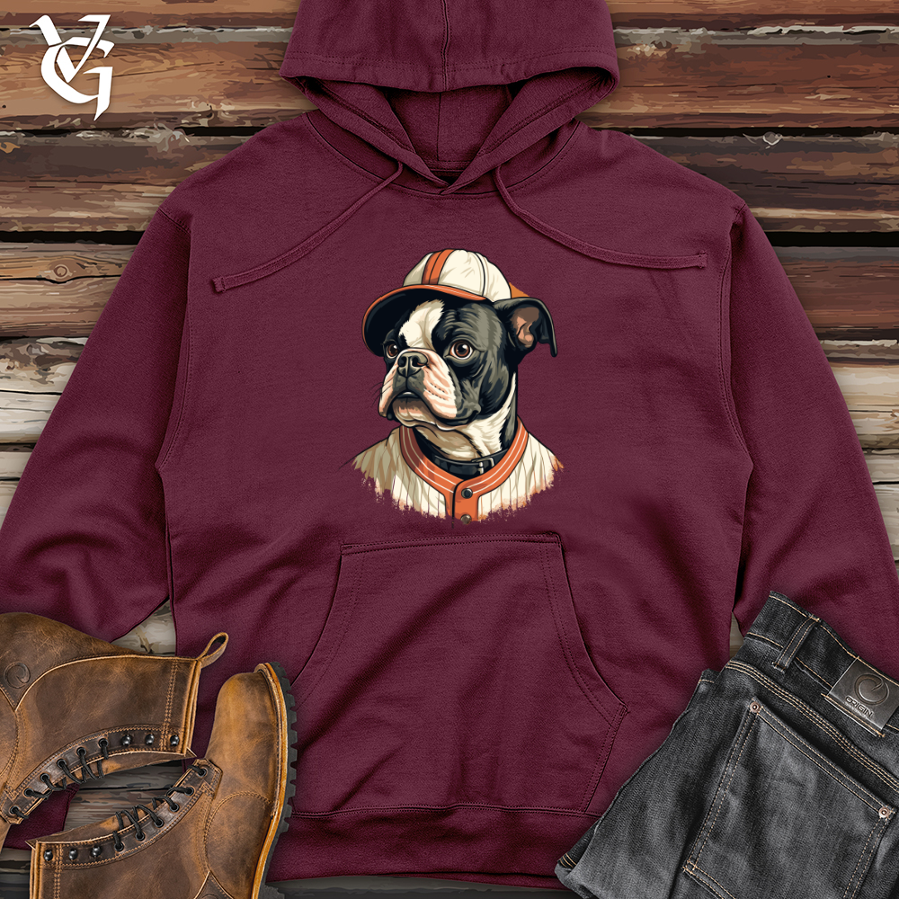 Bulldog Baseball League Midweight Hooded Sweatshirt