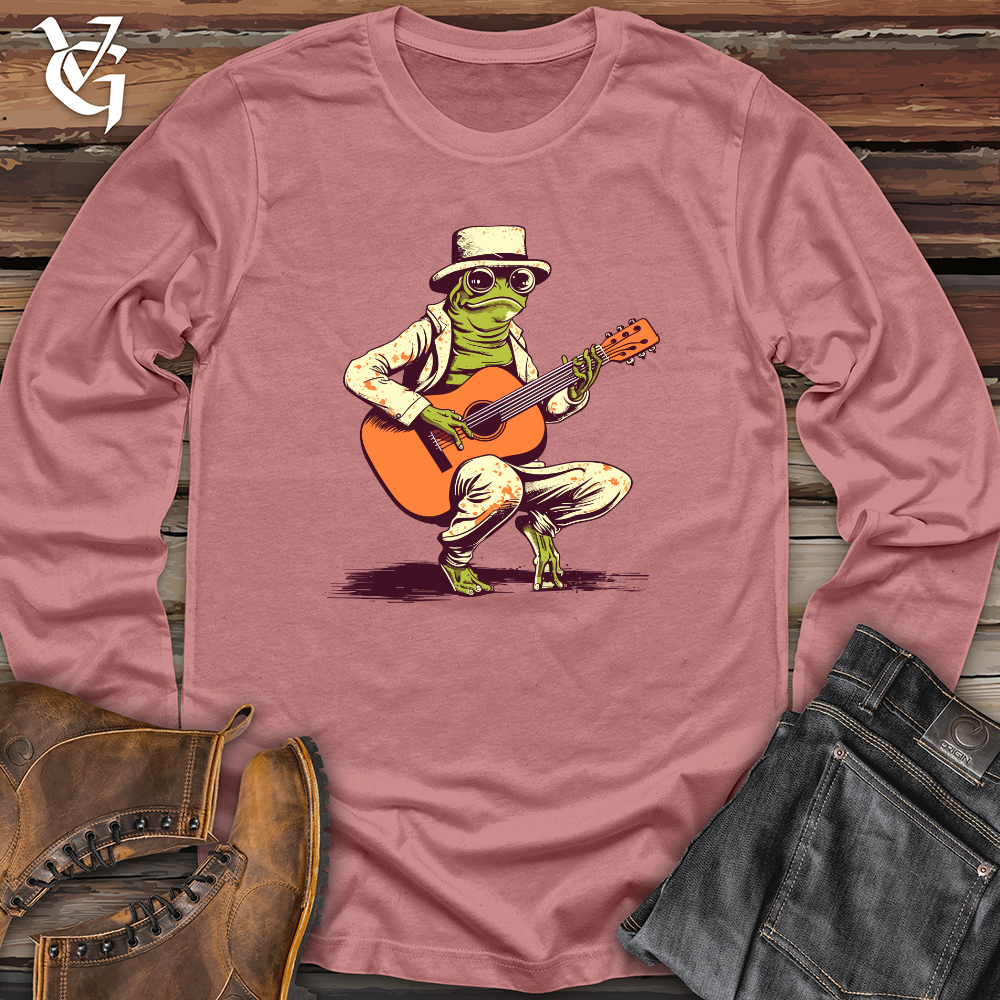 Vintage Guitar Frog Long Sleeve