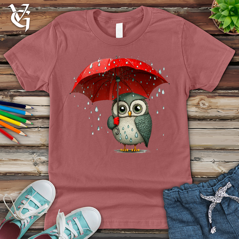 Owl in the Rain Youth Tee