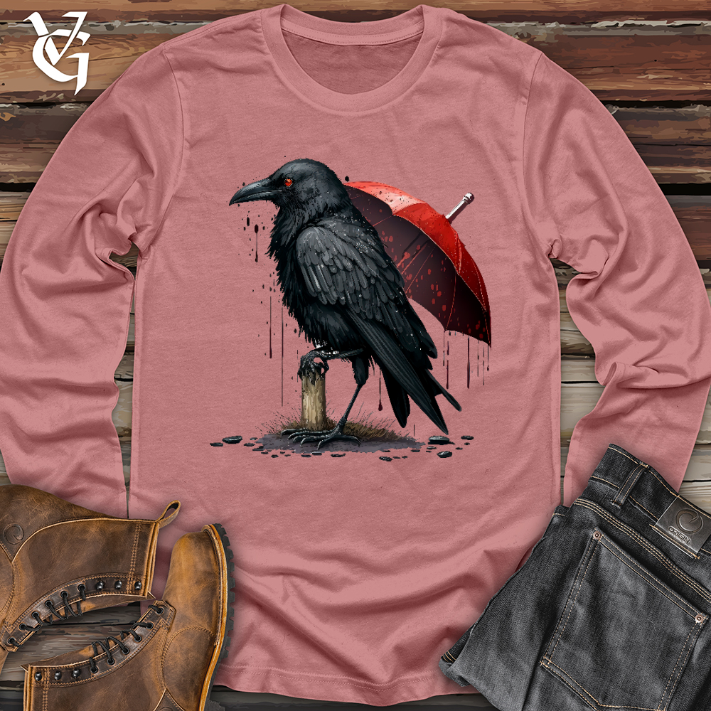 Raven In The Rain Long Sleeve