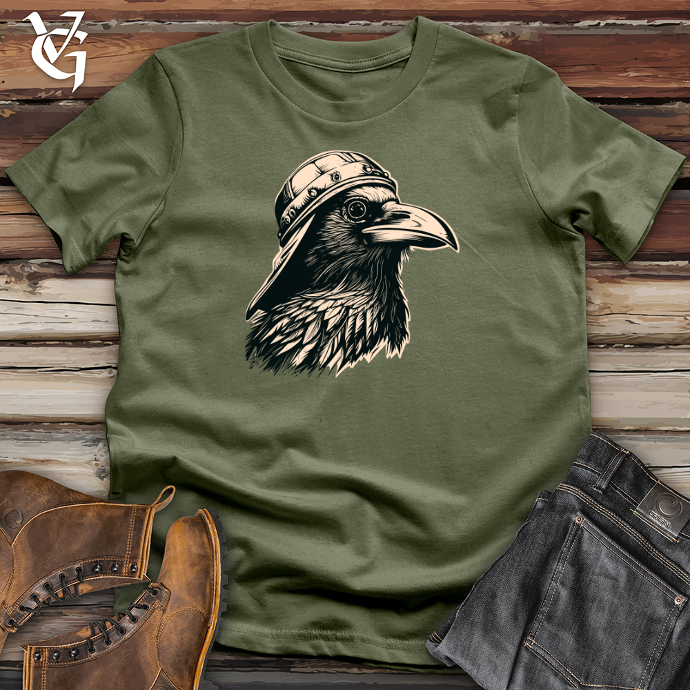 Vintage Raven Snapback Softstyle Tee