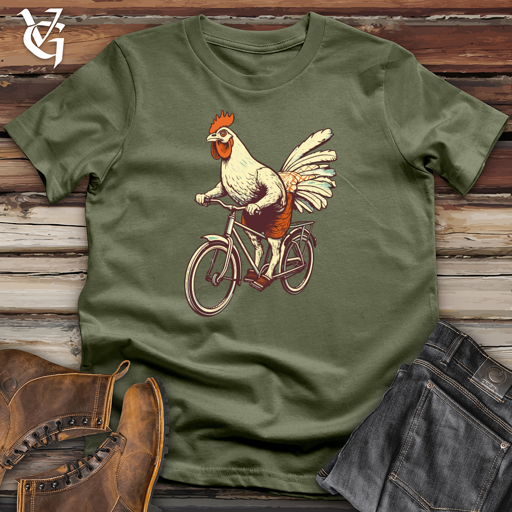 Chicken Cycle Barnyard Joyride Softstyle Tee