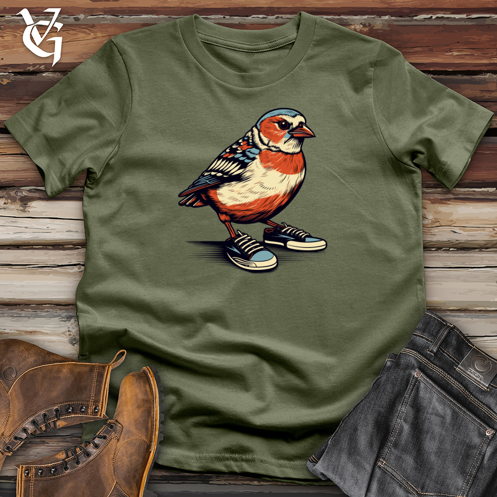 Finch Feathered Sneakers Softstyle Tee