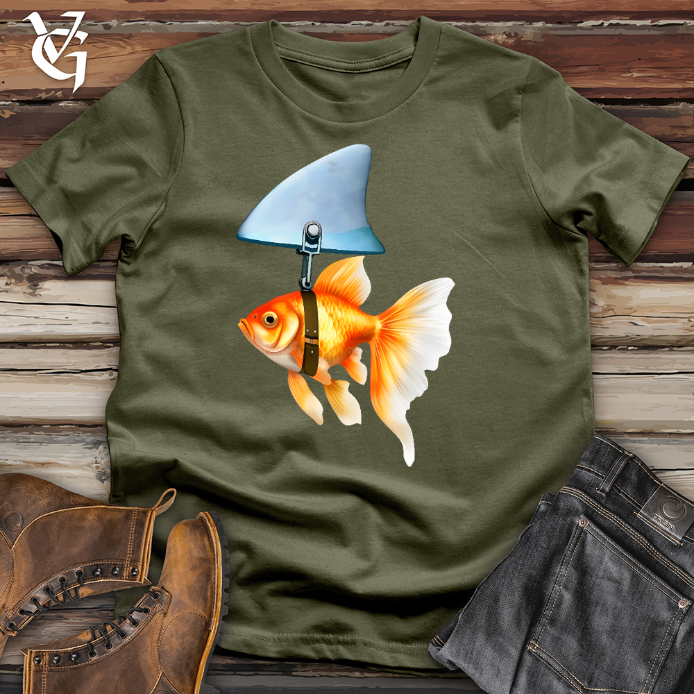 Goldfish Shark Fin Cotton Tee 2