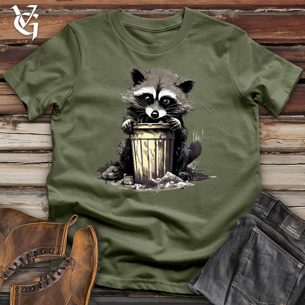 Raccoon Trash Can Softstyle Tee