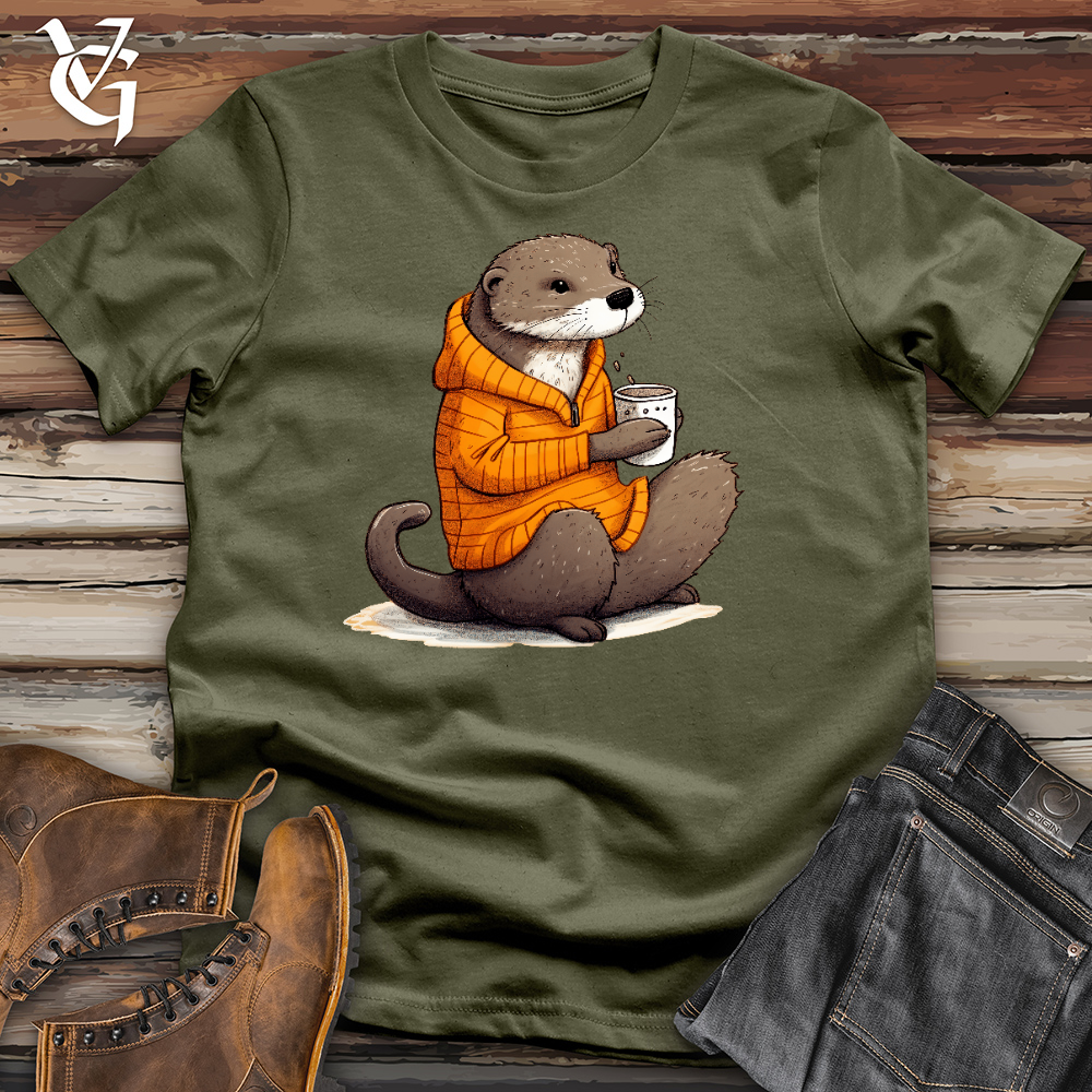 Tea Time Otter Cotton Tee